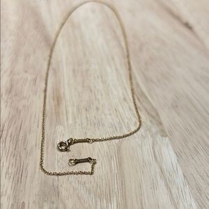 Peretti Tiffany & Co 18k Yellow Gold Necklace (AUTHENTIC)